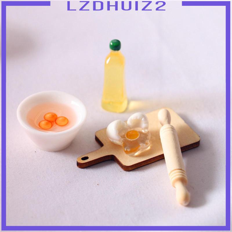 Bộ Đồ Chơi Nội Thất Nhà Bếp Búp Bê Tỉ Lệ 1: 12 Chất Lượng Cao