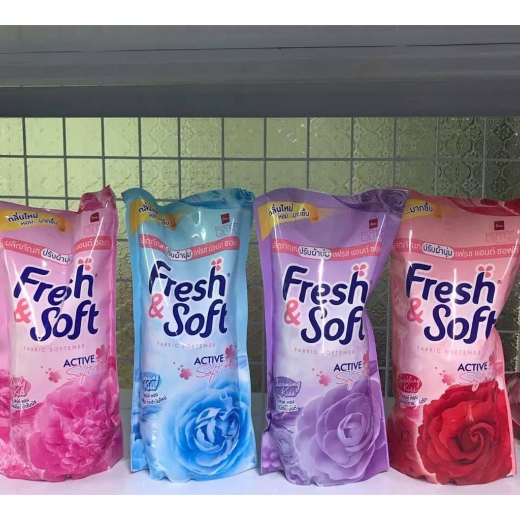 (TL)Nước xả vải Fresh&amp;Soft Thái Lan 600ml/ túi