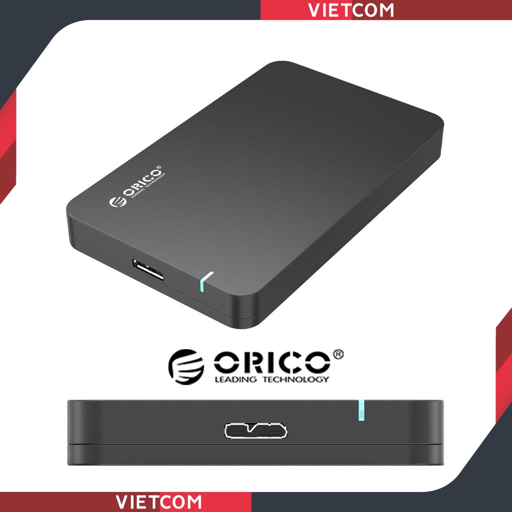 [Mã ELHAMSO giảm 10% đơn 100K] Box ổ cứng Orico 2569S3 2.5 Inch USB 3.0 - Tặng đệm chống sốc