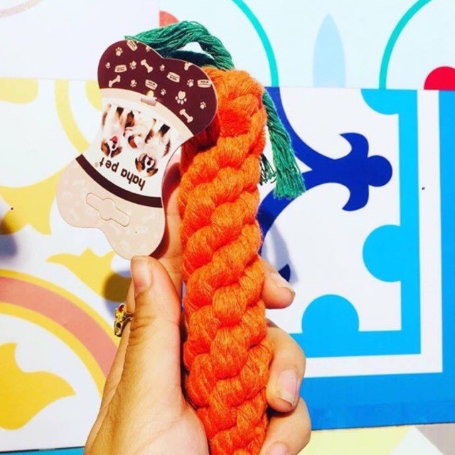 Đồ Chơi Củ Cà Rốt Cho Chó Mèo giahuypetshop