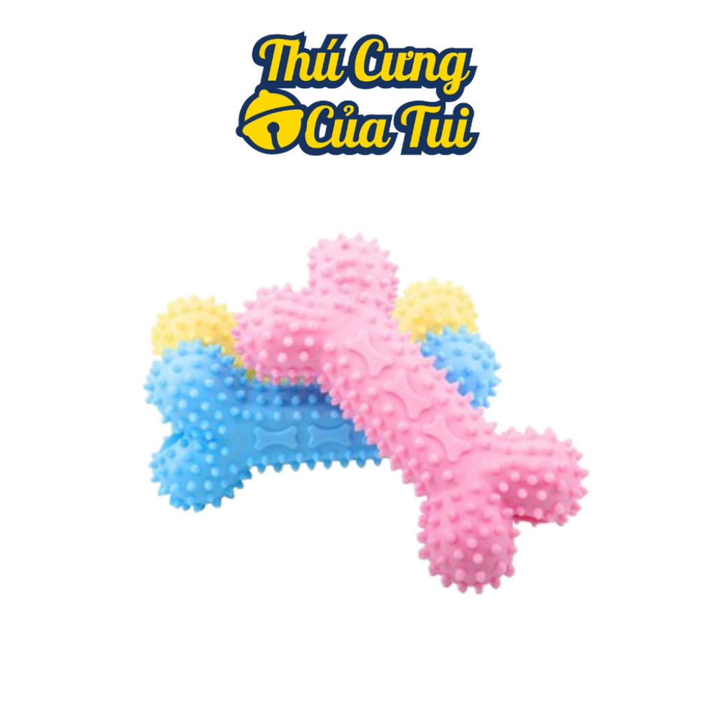 Đồ Chơi Xương Cao Su Cho Chó Tập Nhai Gặm - Thú Cưng Của Tui