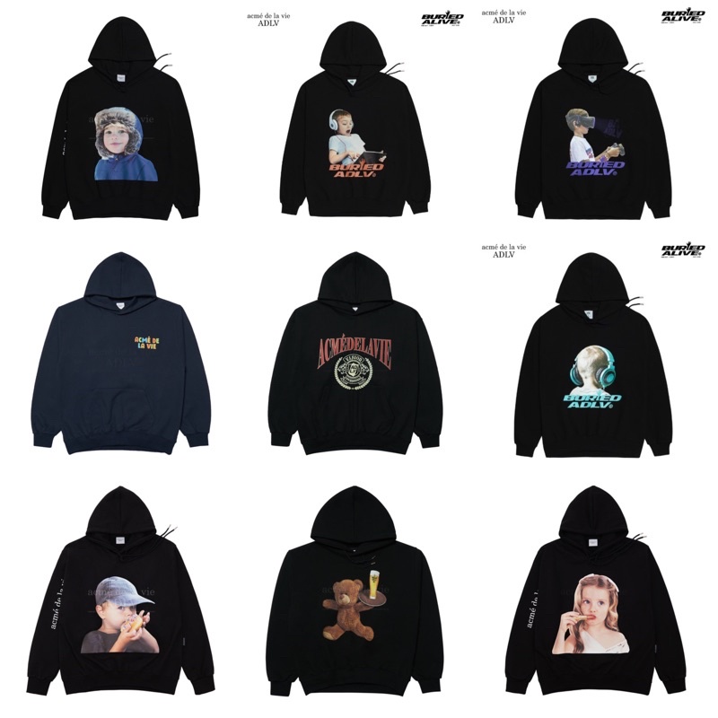 [Nỉ bông cao cấp] Áo hoodie ADLV nam nữ in hình link 3