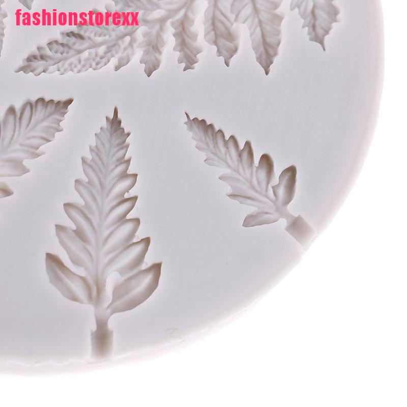 Khuôn silicone Tạo Hình Lá Trang Trí Bánh