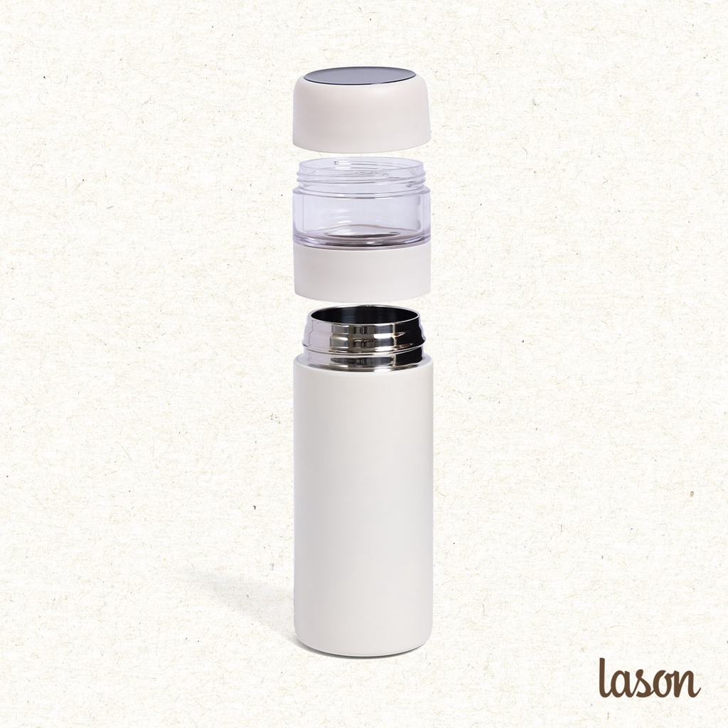Bình nước giữ nhiệt pha trà hiển thị nhiệt độ 400ml Lason BN-GN00821