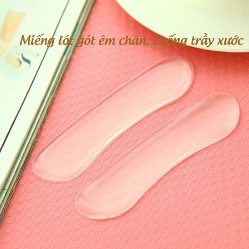 LÓT GIÀY SILICON CHỐNG TRƯỢT, BẢO VỆ GÓT CHÂN, TĂNG SIZE GIÀY THÔNG TIN SẢN PHẨM