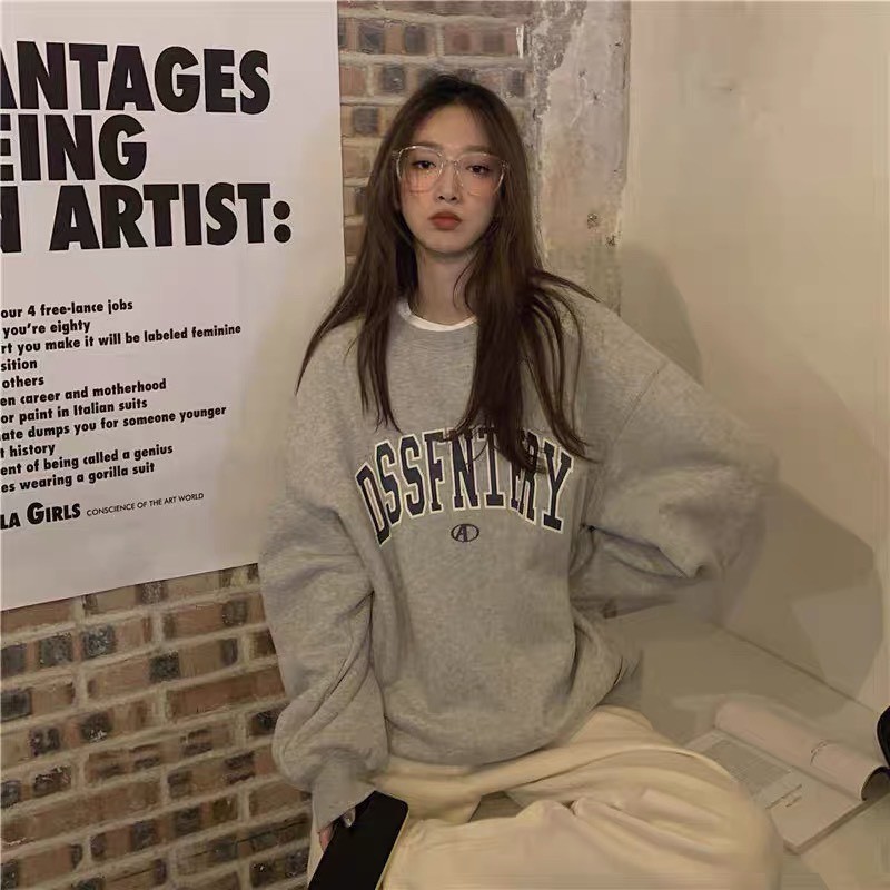 Áo Sweater DISSENTERY Chất Nỉ Ngoại Dày Dặn Áo Sweater Hàng Đẹp Form Rộng Unisex Nam Nữ