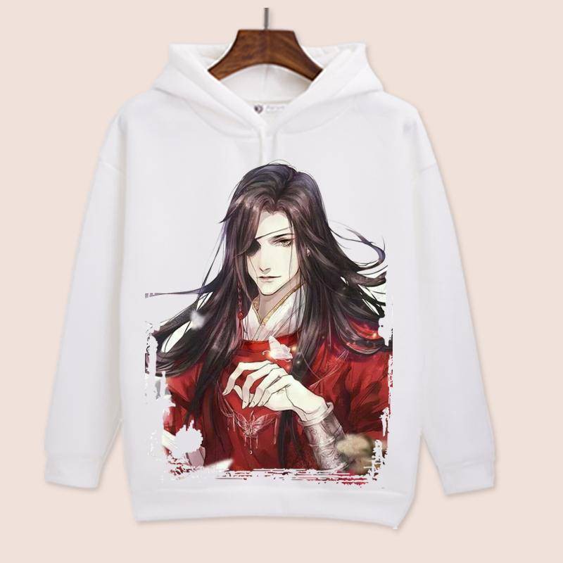 Thẻ Áo Hoodie Dáng Dài In Họa Tiết Anime Cá Tính Cho Nam