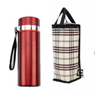 [COMBO] Bình Giữ Nhiệt Inox Dung Tích 1000MLSiêu Bền Kèm Túi Đựng Bình - Bình Có Lưới Lọc Trà - Giữ Nhiệt Lâu