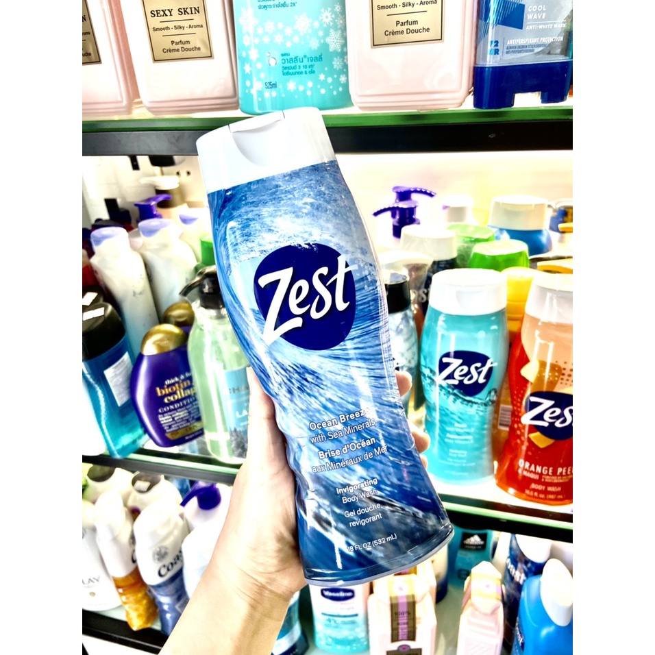 SỮA TẮM ZEST BODY WASH MỸ 532ml