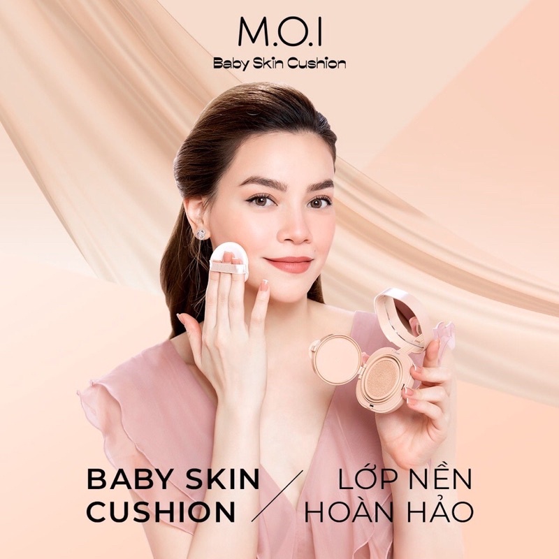 Phấn nước HỒ NGỌC HÀ - M.O.I Cosmetics - Chống nắng, che khuyết điểm, kiềm dầu