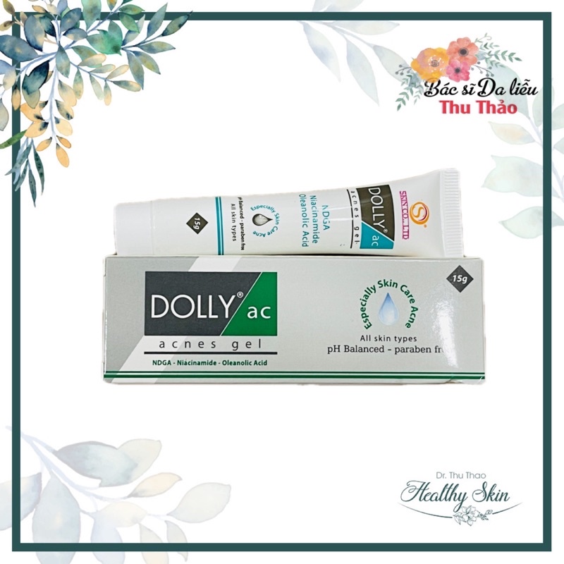 GIẢM MỤN, GIẢM NHỜN DOLLY AC ACNES GEL 15 g