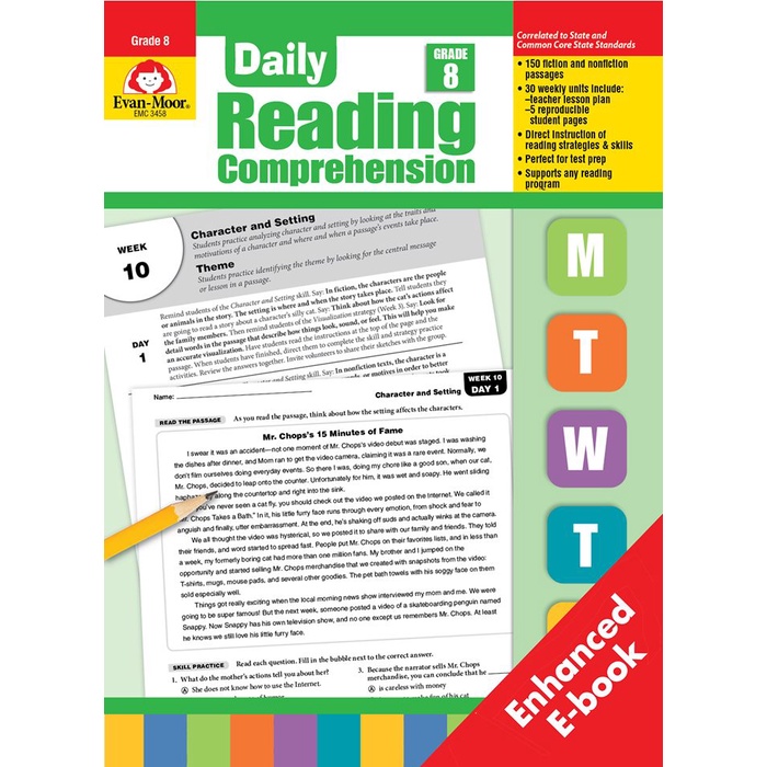 Daily Reading Comprehension - 8 c