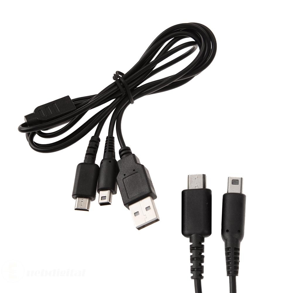 Dây Cáp Sạc Usb 1.2m Cho Nintendo Ndsi 3ds Ndsl