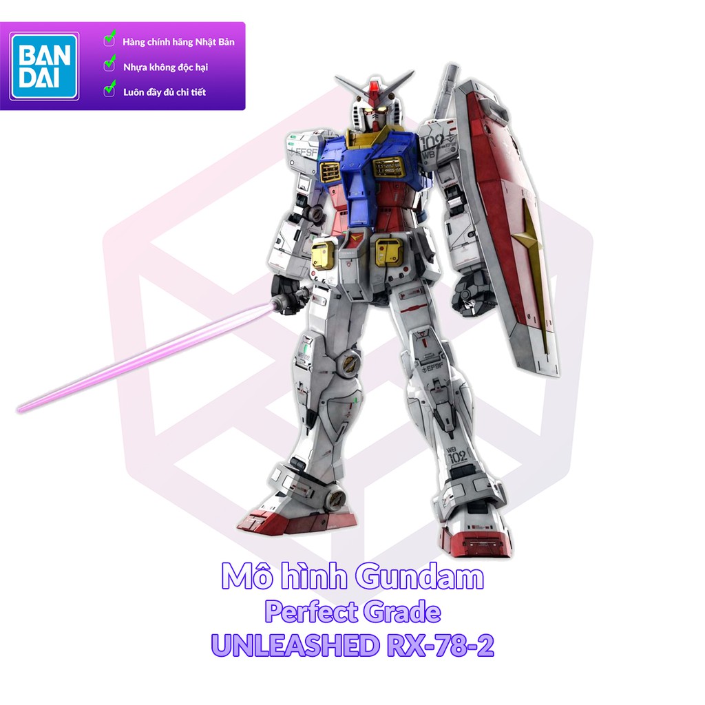 Mô Hình Gundam Bandai PG UNLEASHED RX-78-2 GUNDAM 1/60 MS Gundam