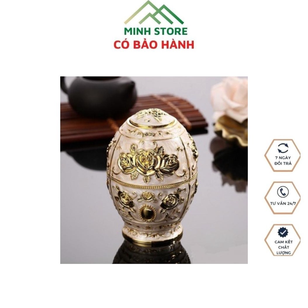 Lọ Đựng Tăm Hoàng Gia Hàng Cao Cấp Nắp Bật
