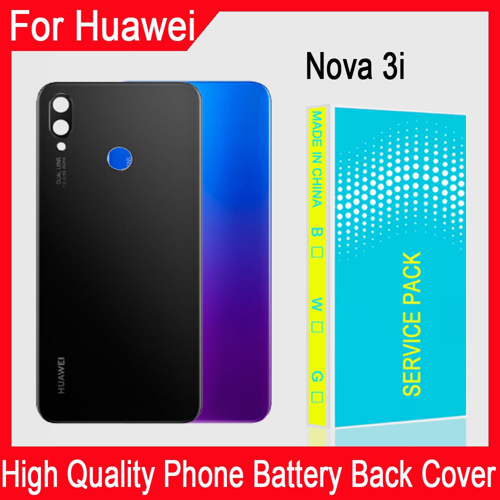 Nắp Lưng Điện Thoại Bằng Kính Thay Thế Chuyên Dụng Cho Huawei Nova 3i Nova 3i