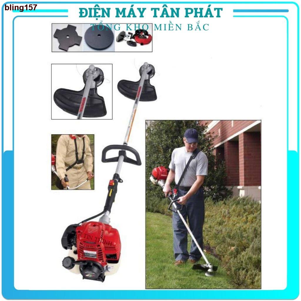 ﹍✗bling157Máy cắt phát cỏ làm vườn dây đeo lưng Honda GX35 động cơ 4 thì cầm tay đa năng