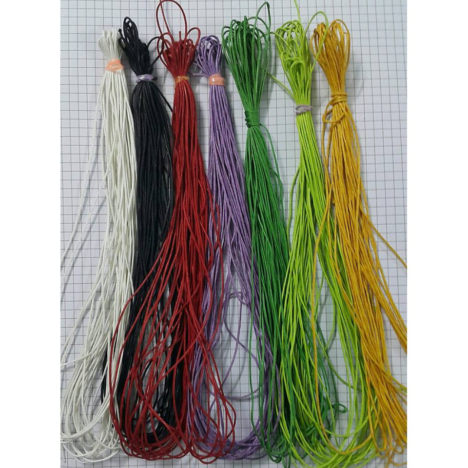 Bó 10m dây cói 1mm đủ màu