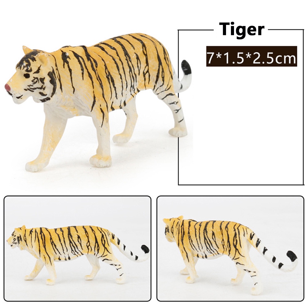 Set 12 Mô Hình Động Vật Hoang Dã Đồ Chơi Giáo Dục Cho Bé