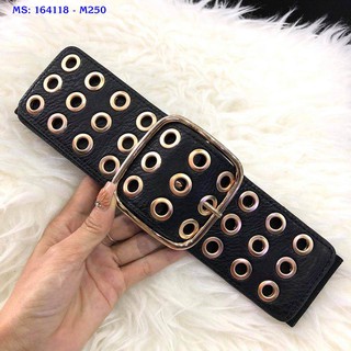 Thắt Lưng Nữ Bản To Đục Lỗ Cá Tính