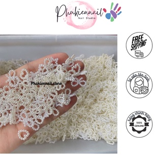 Charm hạt trai nhựa sét 5c hình tim ông sao hình nơ