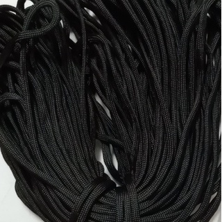 Bó 30yds dây paracord màu đen đan vòng,dây cứu hộ 4ly 7lõi