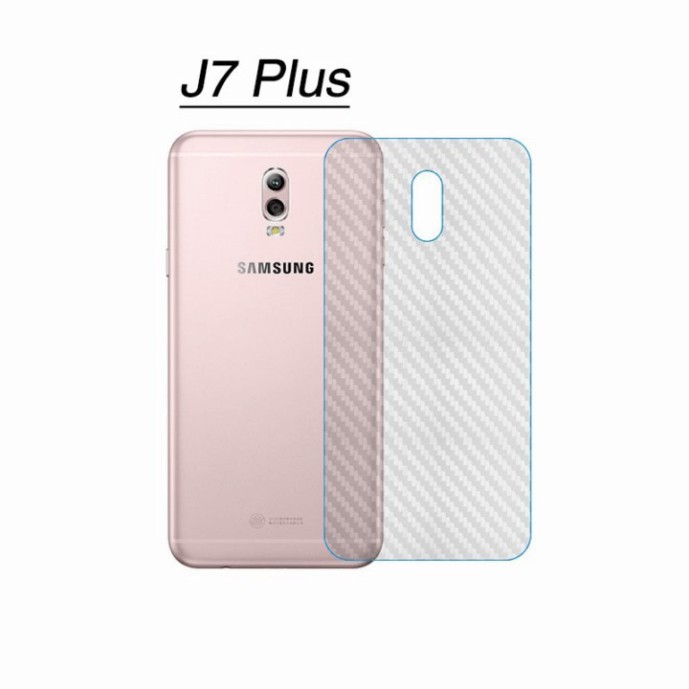 Combo 10 Miếng dán cacbon chống xước mặt lưng Samsung J7,J7 2016,J7 Plus,J7 pro. phone care