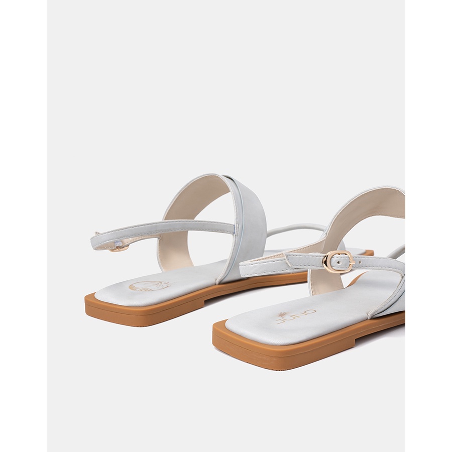 Giày Sandal 1cm Nữ Thời Trang JUNO Phối Khoá Wave SD01120