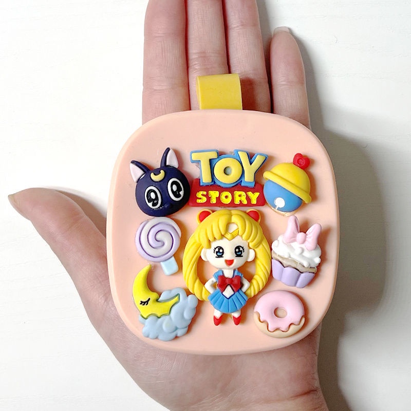 Hộp Đựng Thuốc Mini Chống Ẩm Họa Tiết Hoạt Hình Dễ Thương