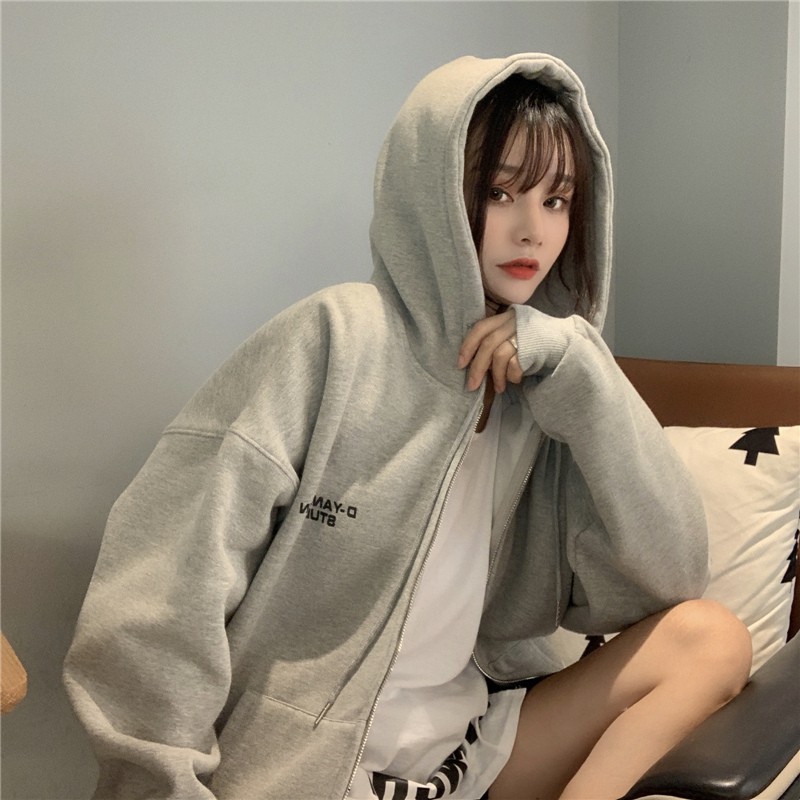 Áo khoác nữ ulzzang form dáng rộng Hàn Quốc