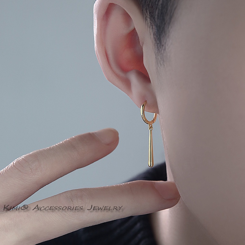 Hoa Tai Bộ 3 Khuyên Tai Vòng Thả S925 One Piece Roronoa Zoro Cho Nam Nữ