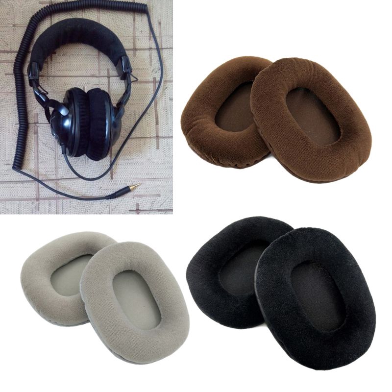 YXA♥ 2Pc Velvet Velour Earpad Earmuff Cushion For for ATH-M50 M50S M50X M40 M40S M40X