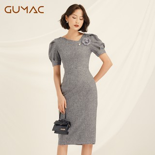 Đầm body cổ lệch DA8100 GUMAC