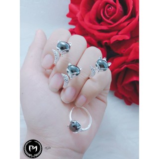 NHẪN HỒ LY PHONG THỦY BẠC TA CAO CẤP