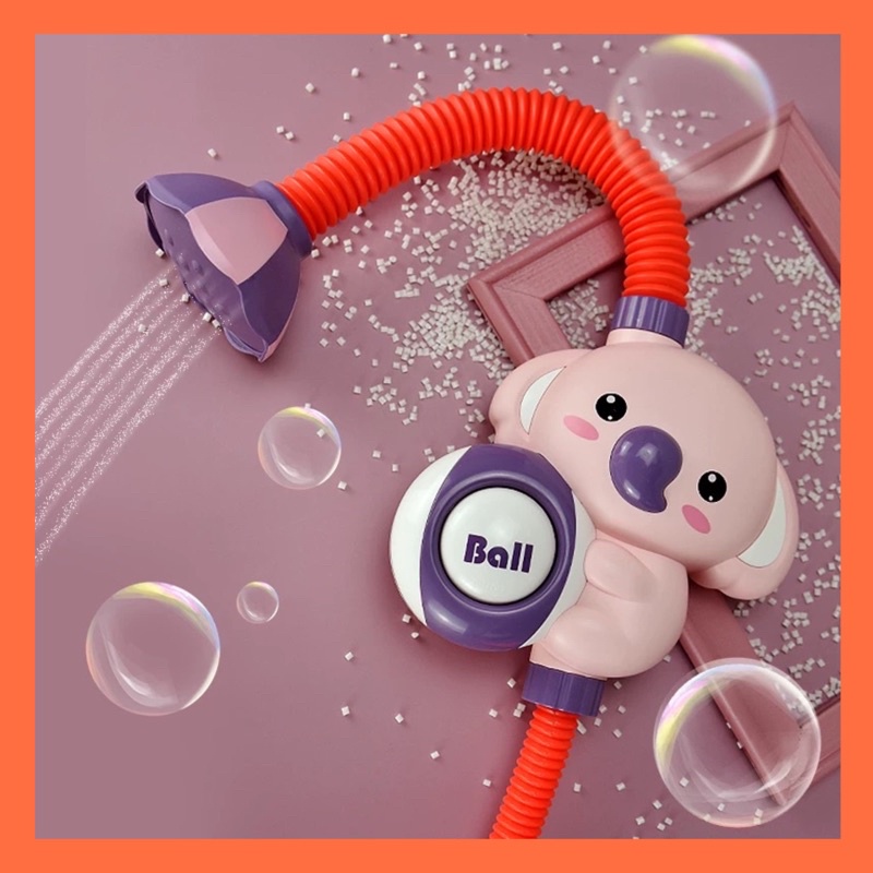 Đồ chơi nhà tắm cua tạo bọt cho bé có nhạc sử dụng pin