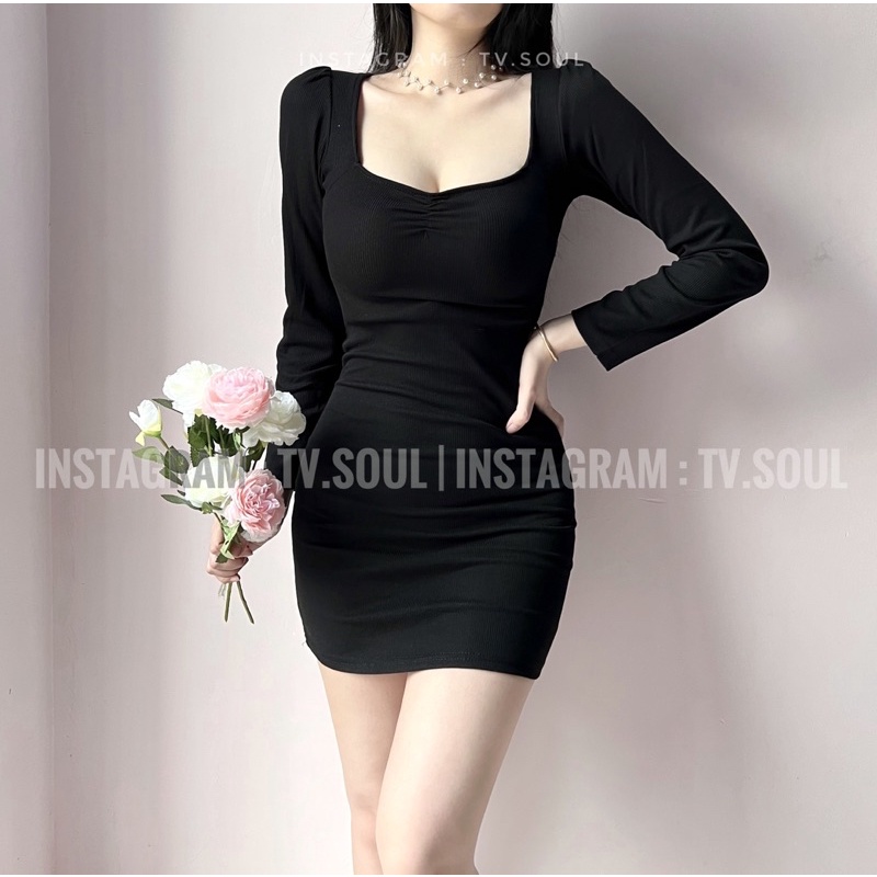 Đầm body tay dài