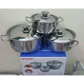 Bộ 3 nồi - khuyến mãi shap