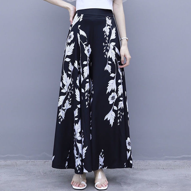 Quần Dài Lưng Cao Ống Rộng Plus Size Cho Nữ