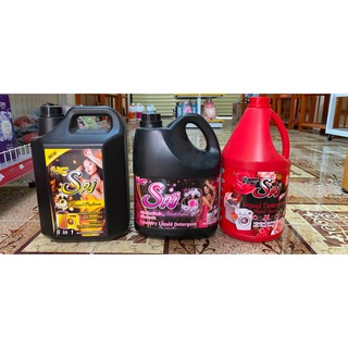 Nước giặt xả SPJ Thái Lan siêu đậm đặc 6in1 can 5000ml
