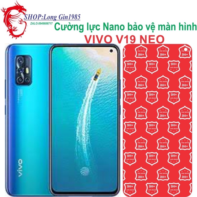 Vivo V19 Neo Cường lực Nano chống va đập chống trầy xước tốt