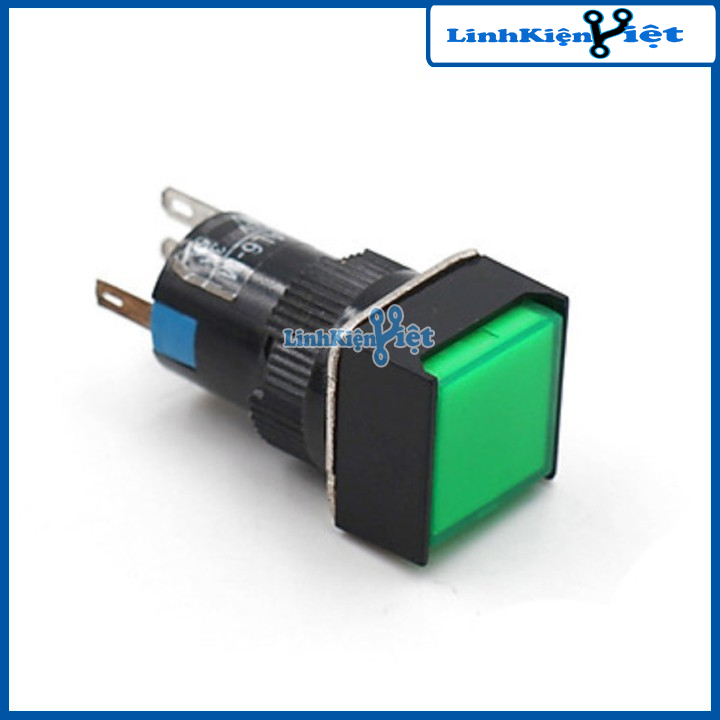 Nút Nhấn Đề Vuông 24VDC AL6 - A Nhấn Giữ Có Đèn Nhiều Màu