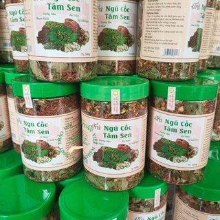 Trà ngũ cốc tâm sen gạo lứt đậu đen hoa hoè, trà tâm sen ngủ ngon 100% organic an toàn, dành cho mọi lứa tuổi