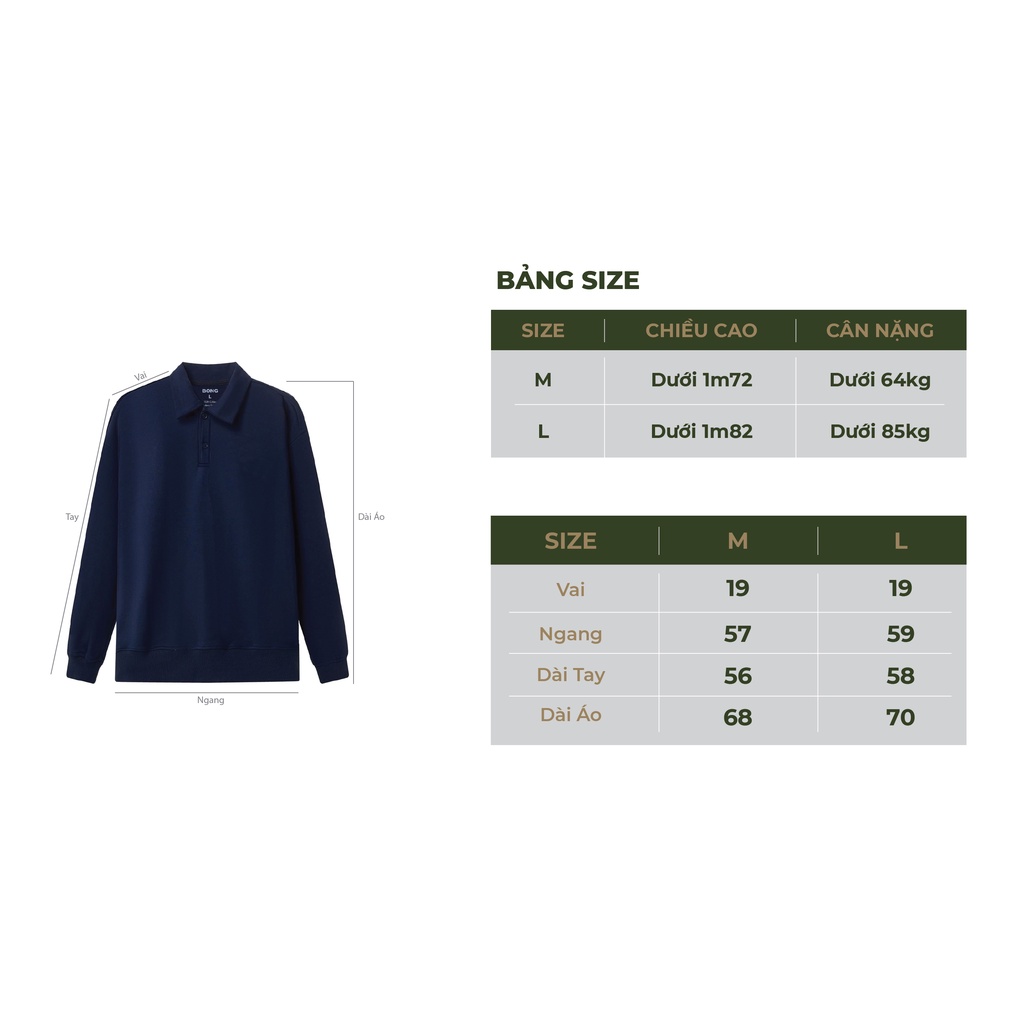 Áo thun Polo Sweater tay dài