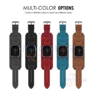 Dây đeo da thay thế dành cho đồng hồ Apple Watch 42mm 38mm 40mm 44mm iWatch dòng 4 3 2 1