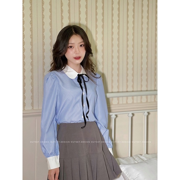 OUTSET - Sơ mi Judan kẻ xanh