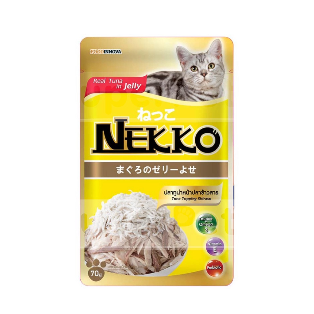 Pate Nekko Thạch JELLY Cho Mèo Mọi Lứa Tuổi (70g) Nhâp Thái SUPERPETS VIỆT NAM