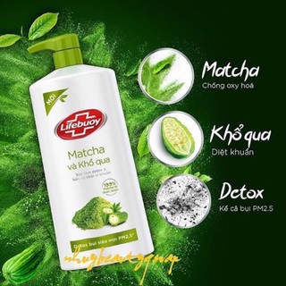 Sữa Tắm Lifebuoy Detox Và Bảo Vệ Khỏi Vi Khuẩn 850gr (Chai)