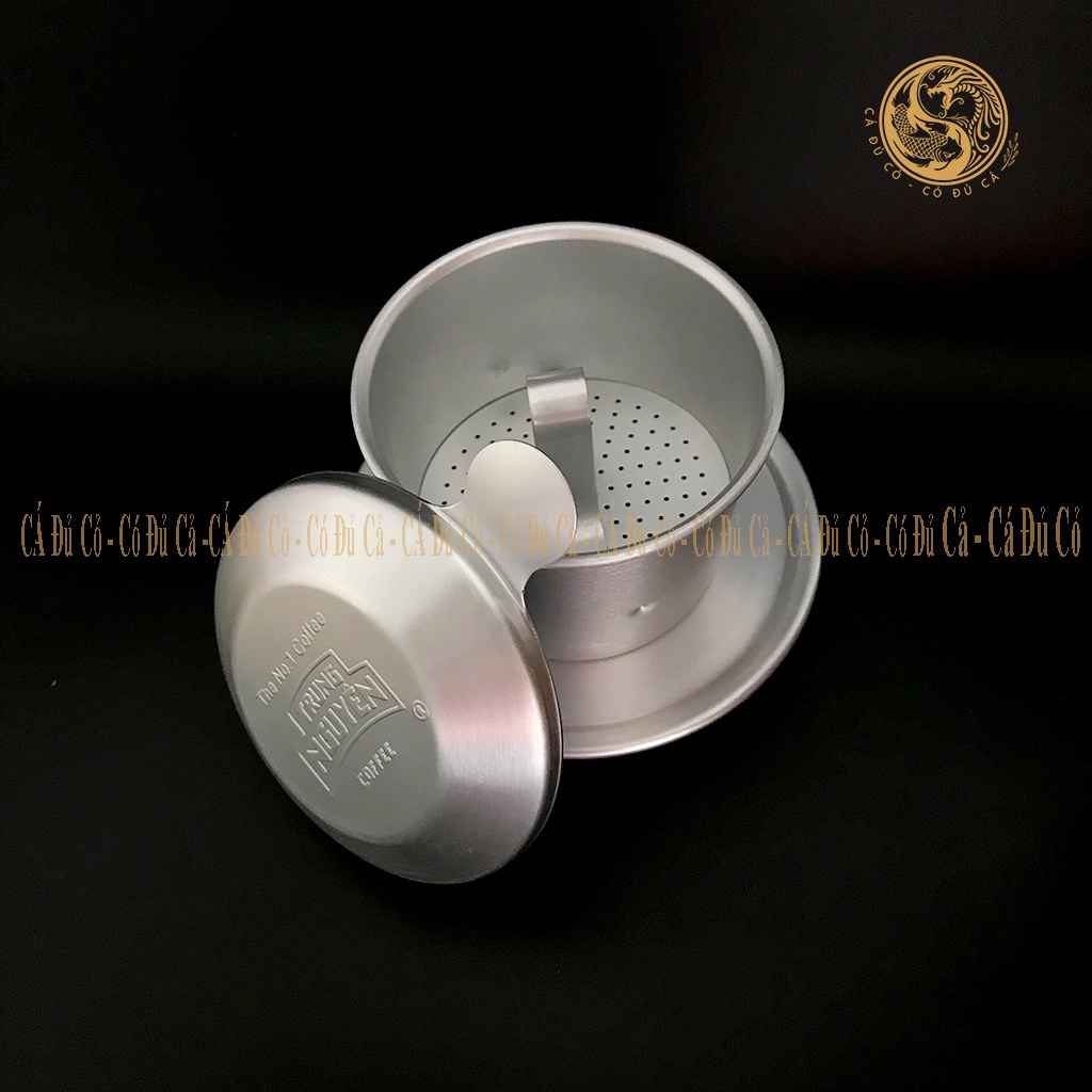 Phin pha cà phê hoa văn trống đồng phin cafe nhôm Trung Nguyên