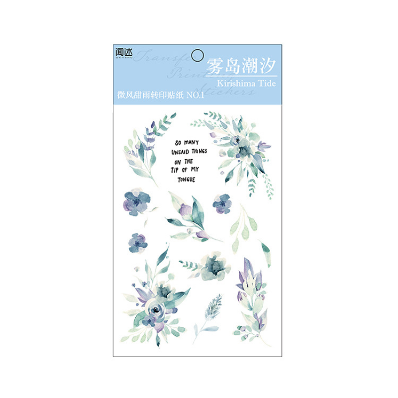 Set 2 Tờ Sticker Dán Tường Dễ Thương Dùng Để Trang Trí