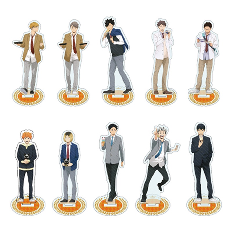 Songping Haikyuu! Giá Đỡ Đồ trang trí Nhân Vật Hinata Syou Oikawa Tooru Kozume Kenma Bằng Acrylic